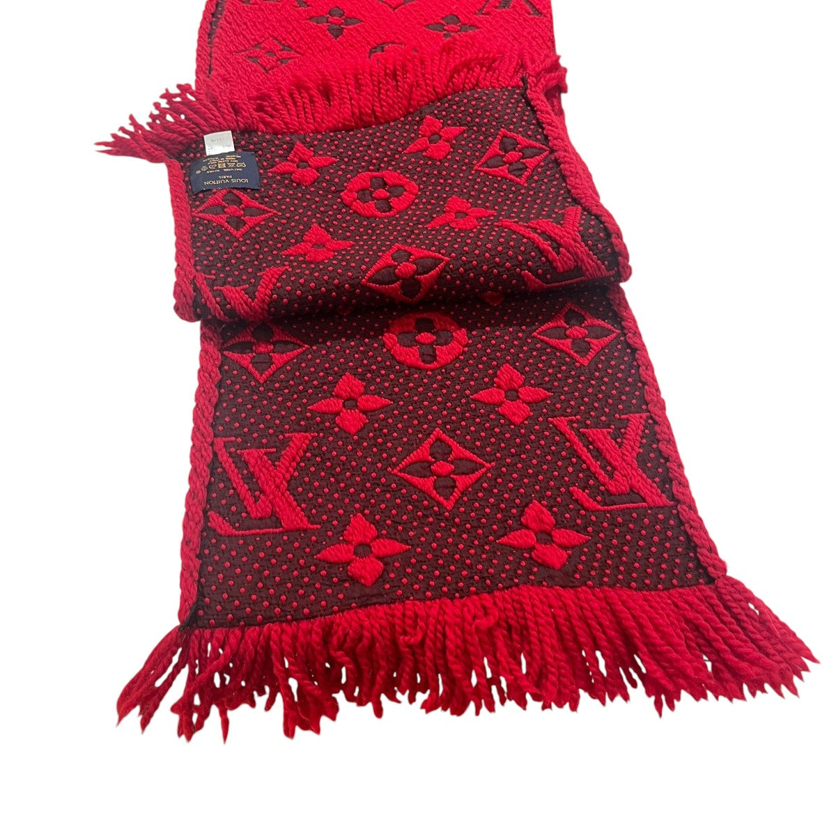 LOUIS VUITTON マフラーM72432/MR0198 ｴｼｬﾙﾌﾟ･ﾛｺﾞﾏﾆｱ 古着・中古-3枚目のアイテム画像