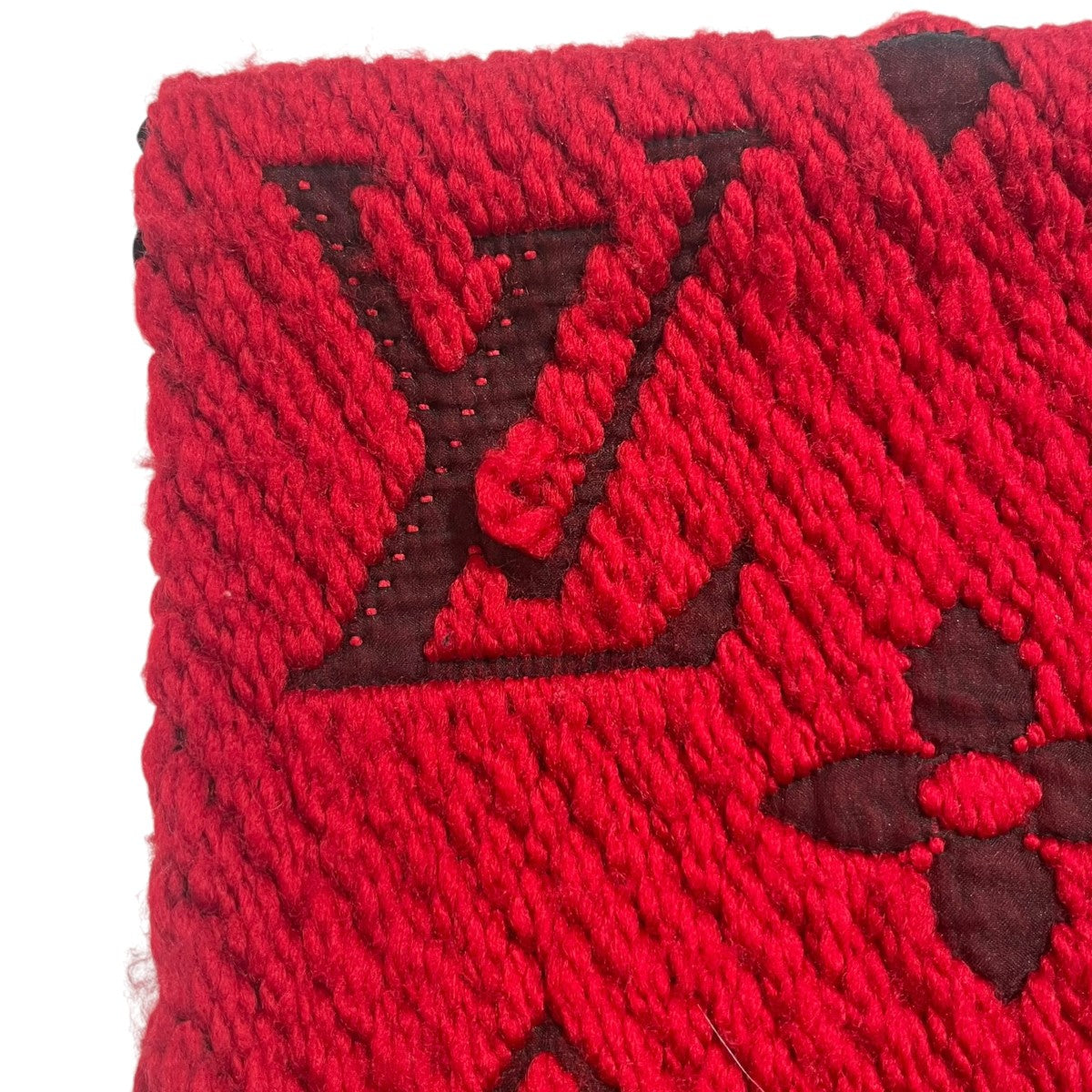 LOUIS VUITTON マフラーM72432/MR0198 ｴｼｬﾙﾌﾟ･ﾛｺﾞﾏﾆｱ 古着・中古-6枚目のアイテム画像