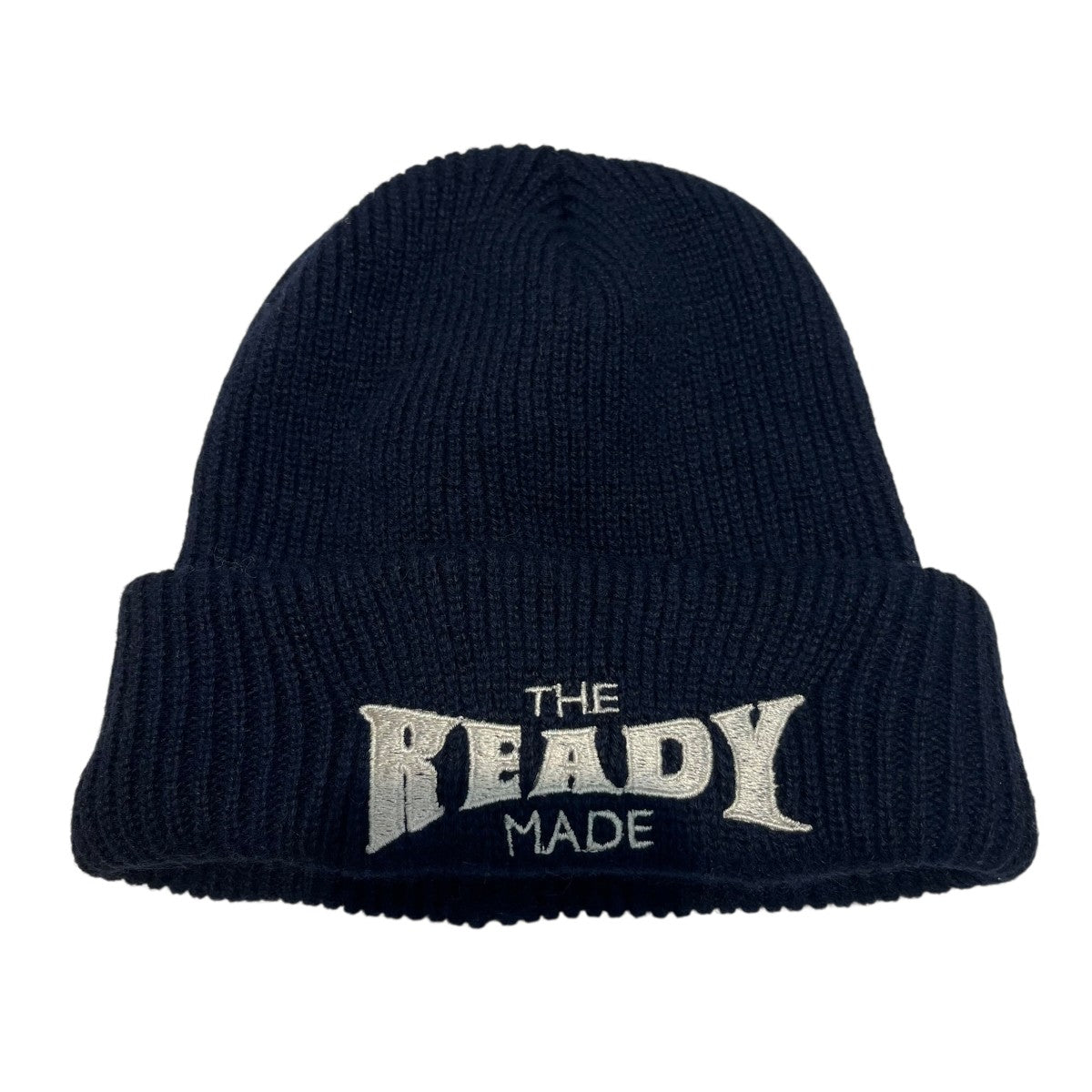 READYMADE(レディメイド) ロゴ刺繍ニットキャップRE-WO-BK-00-00