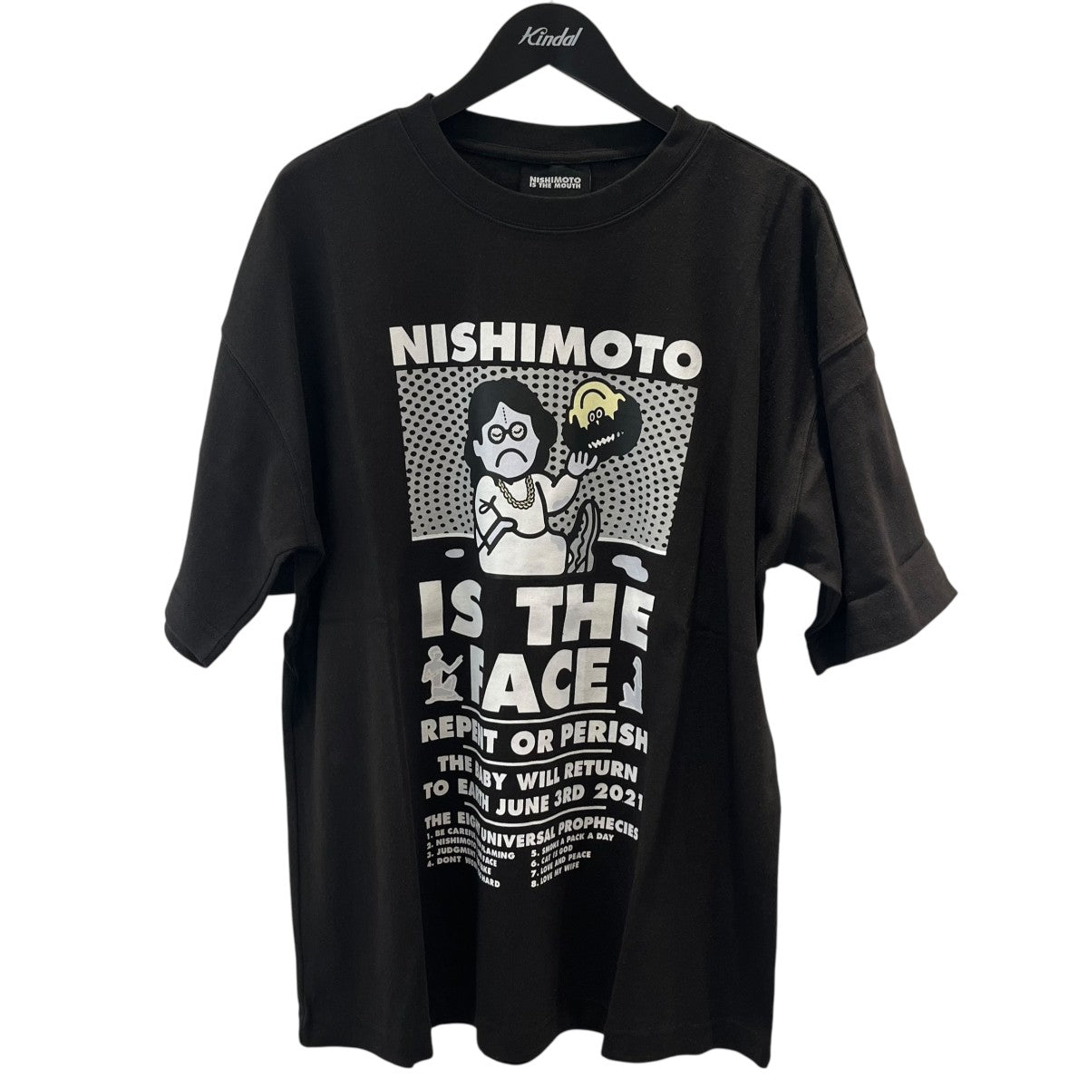 プリントTシャツNIMFC-01 FACE Collaboration S/S TEE