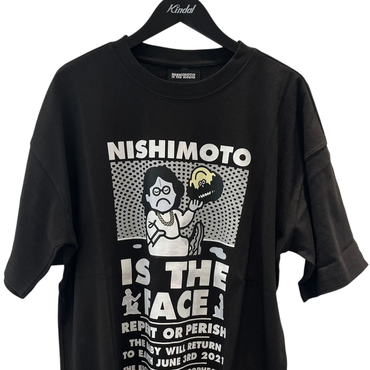 プリントTシャツNIMFC-01 FACE Collaboration S/S TEE