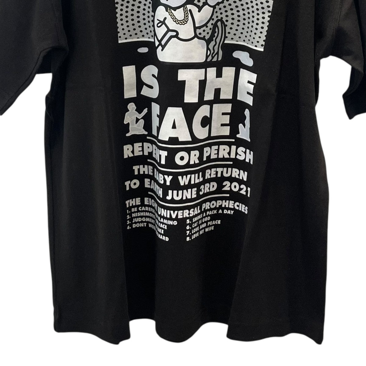 プリントTシャツNIMFC-01 FACE Collaboration S/S TEE