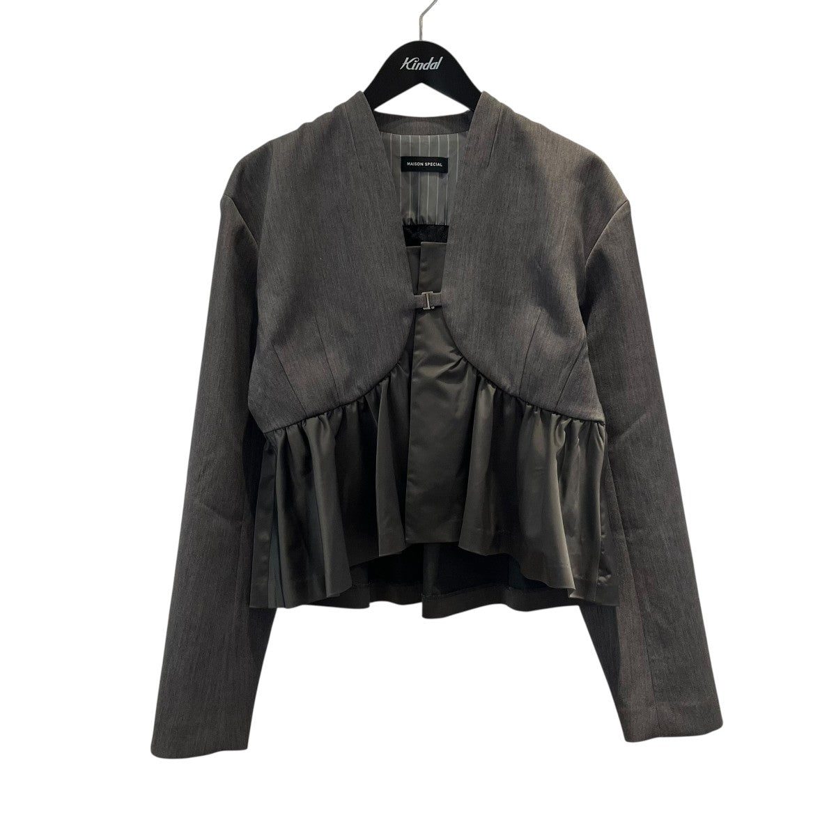 MAISON SPECIAL(メゾンスペシャル) Satin Peplum Jacket