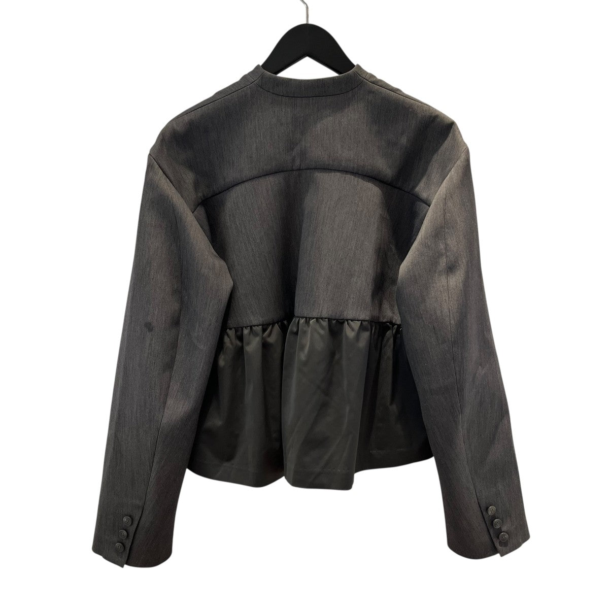 新品 maison special satin peplum jacket Satin Peplum Jacket/MAISON SPECIAL