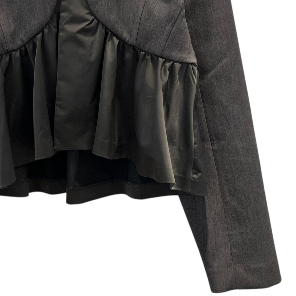 新品 maison special satin peplum jacket Satin Peplum Jacket/MAISON SPECIAL
