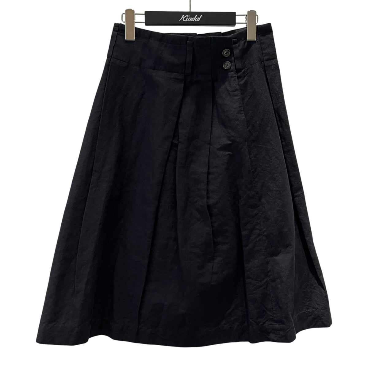 美品 マーガレットハウエル コットン シルク ポプリン ロングスカート サイズ0 COTTON SILK POPLIN | MARGARET HOWELL（マーガレット・ハウエル