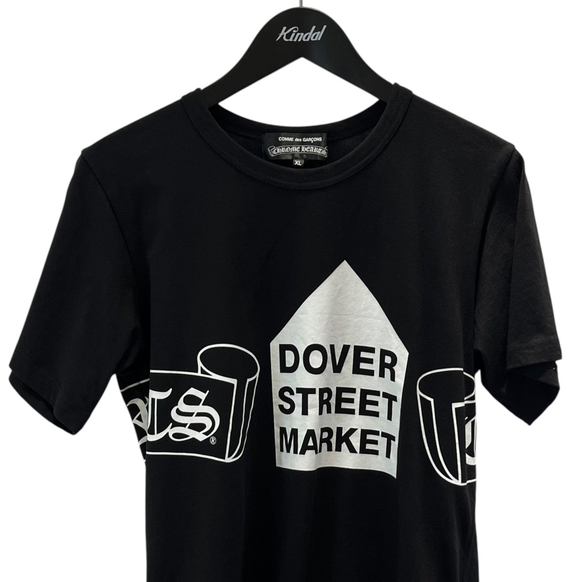 CHROME HEARTS×COMME des GARCONS ロゴプリント半袖TシャツZI-T003 古着・中古-3枚目のアイテム画像