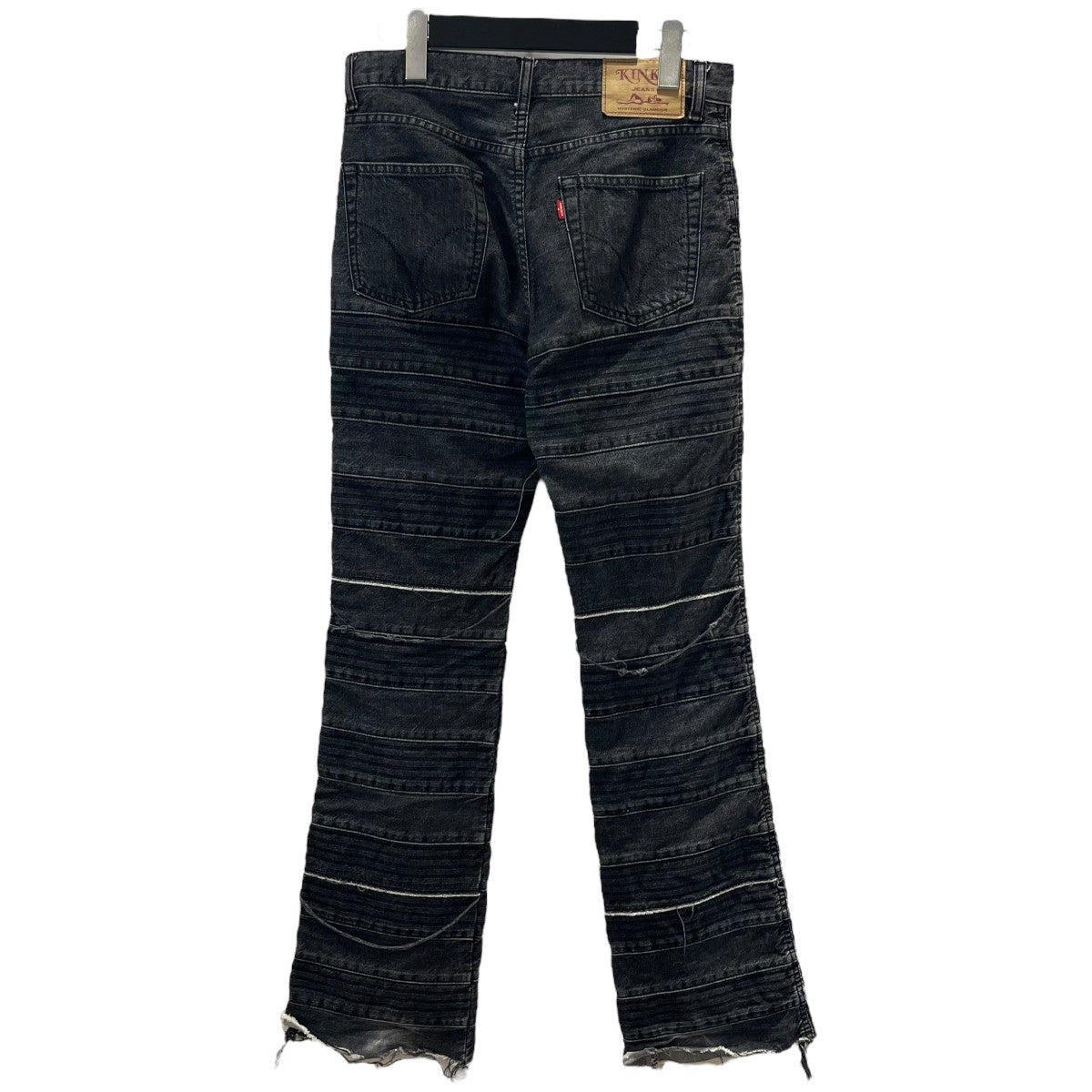 HYSTERIC GLAMOUR スクラッチ　フレアデニム　ツギハギ 103677_db01.jpg?20250718141946