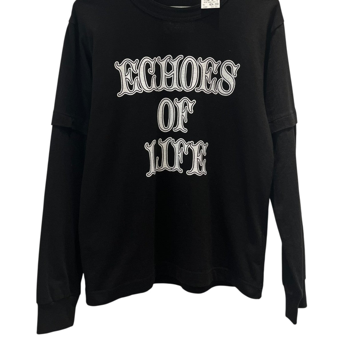 Sacai / Docking T-Shirt ブラック サイズ1 sacai(サカイ) サイドフラップTシャツ22-02870M 22-02870M