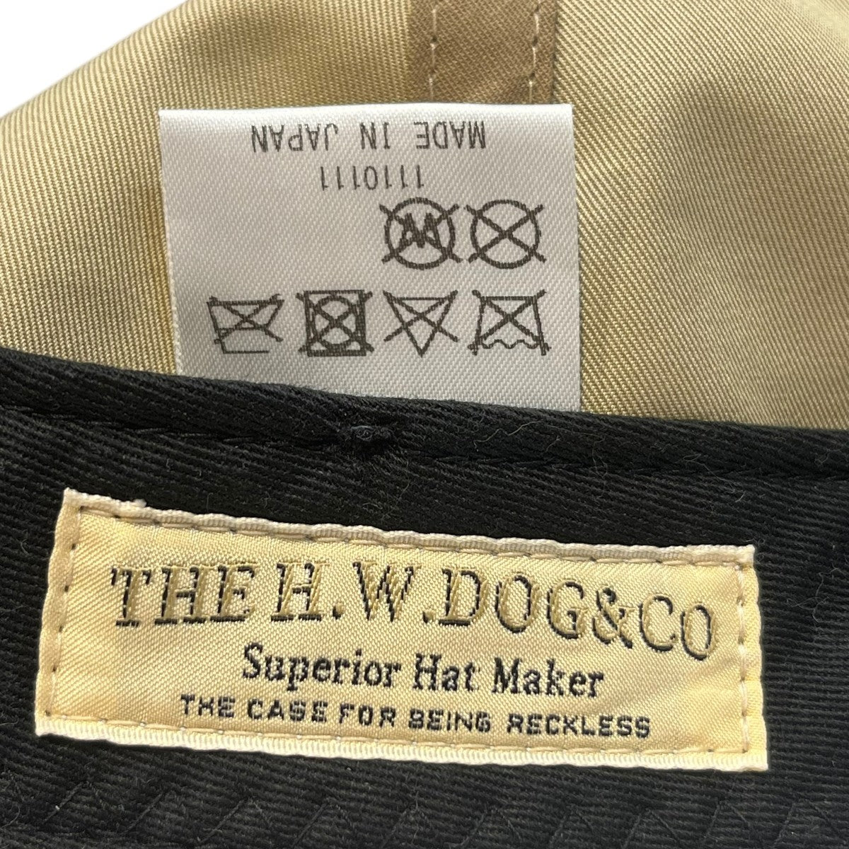 THE H．W．DOG＆CO．キャップ