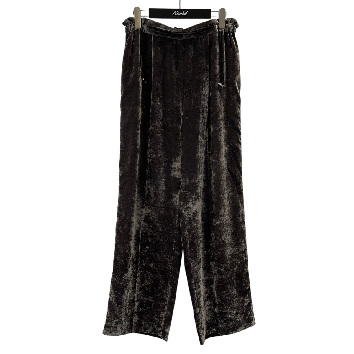 パンツ muller Moss gather pants 2021 muller of yoshiokubo(ミュラーオブヨシオクボ) ベロアパンツMLF21415