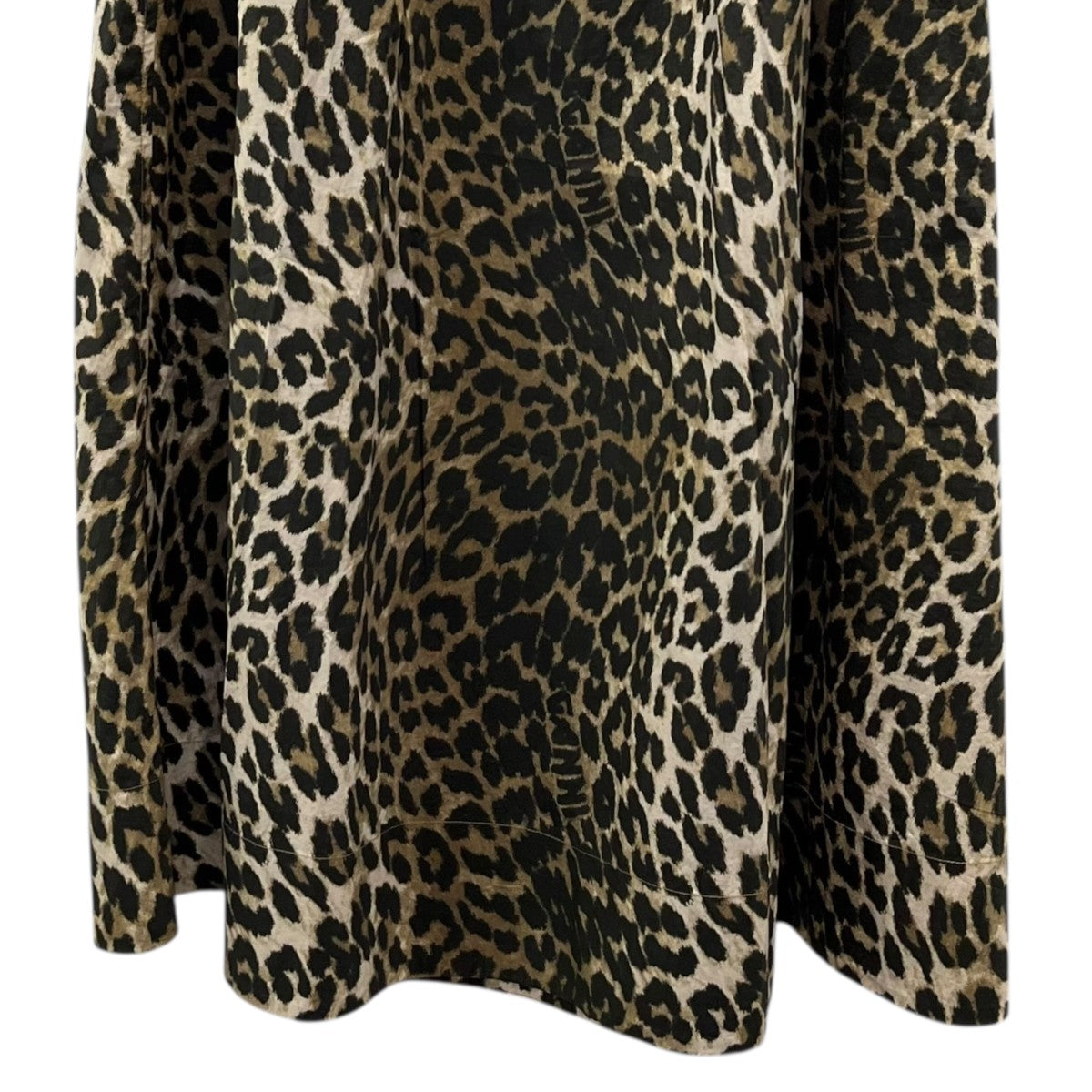 Ganni(ガニー) レオパード柄スカート6488 6488 ブラウン サイズ
