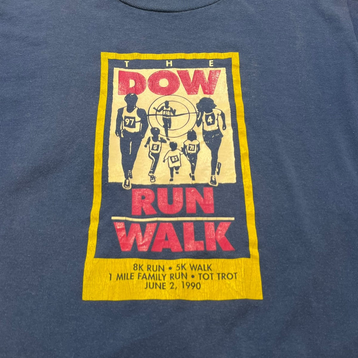 DOW RUN WALK プリント柄Tシャツ 古着・中古-3枚目のアイテム画像