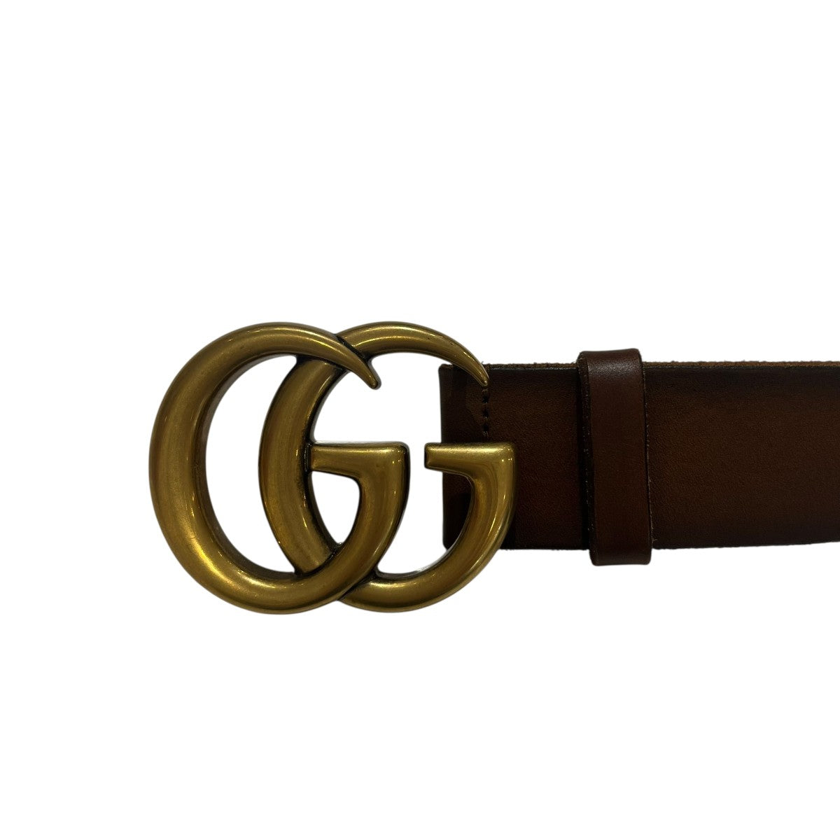 GUCCI(グッチ) ダブルG ワイドベルト406831 406831 ブラウン｜【公式