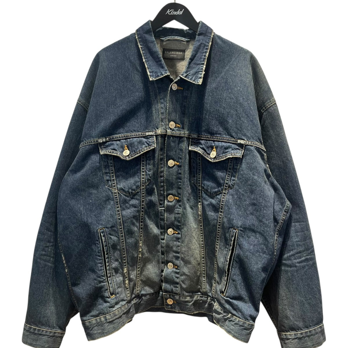 バレンシアガ　BALENCIAGA デニム　ジャケット　サイズ44 BALENCIAGA(バレンシアガ) 24AWデニムジャケットJP57 2024 01948 JP57