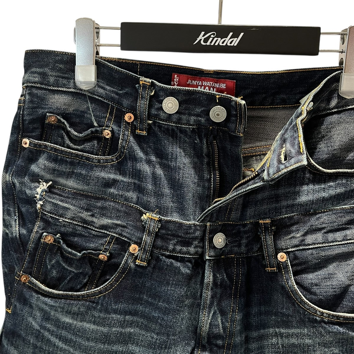 25SSダブルウエストデニムパンツWO-P208-051-1-3