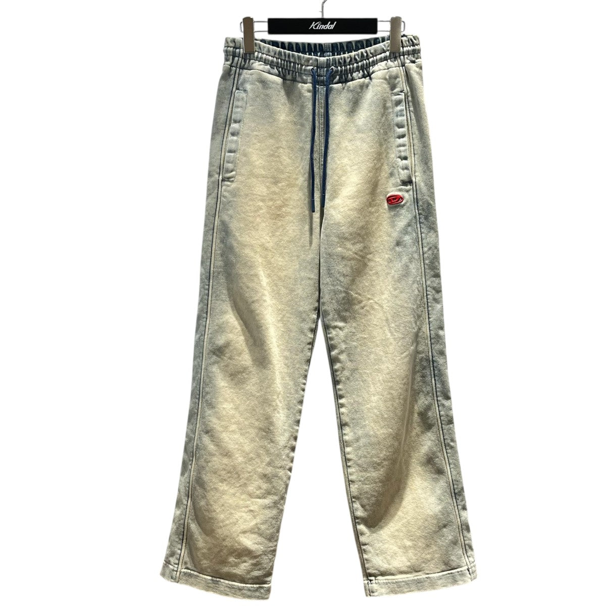 D-Lab コットンデニム トラックジーンズイージーパンツ