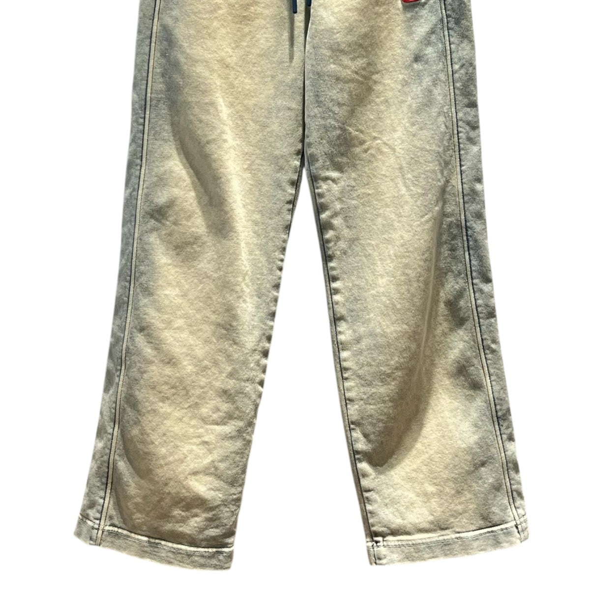 D-Lab コットンデニム トラックジーンズイージーパンツ