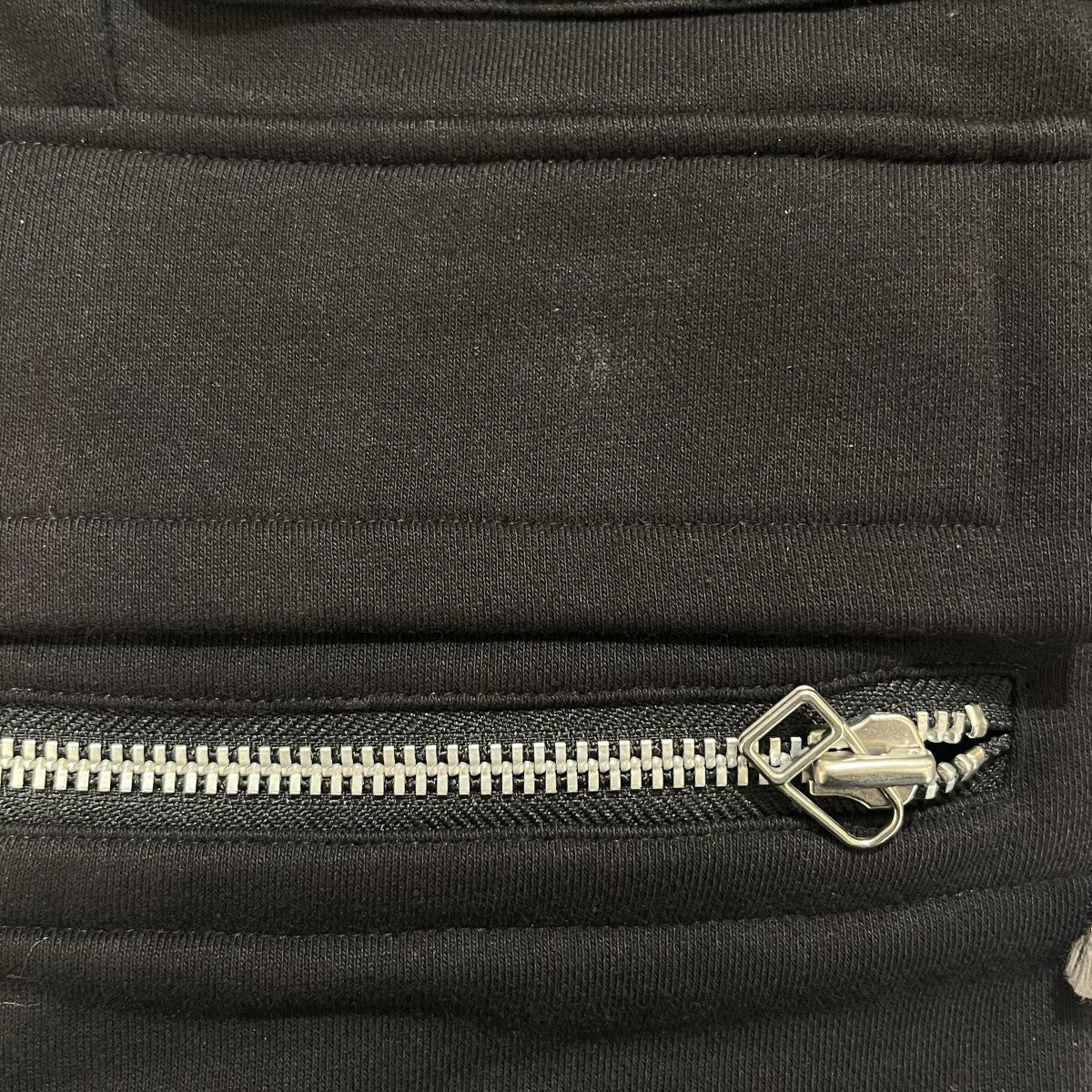 FLAP ZIP SARROUEL SKINNY PANTS スウェットカーゴパンツ