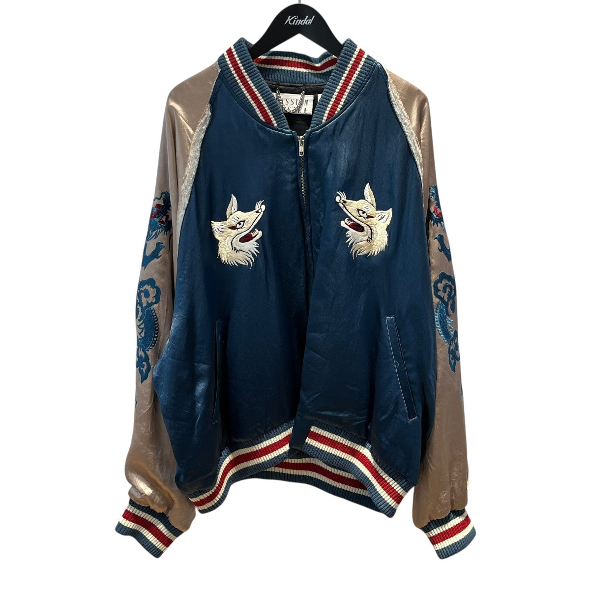 el conductorH×ROYAL FLASH 別注九尾スカジャン スカジャン PD23AE03