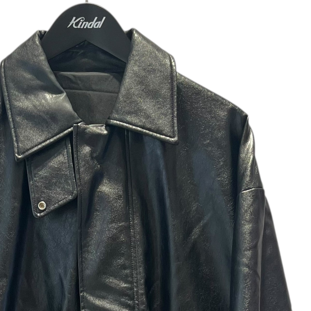 N．HOOLYWOOD×Ameri VINTAGE FAKE LEATHER JACKETフェイクレザーコート