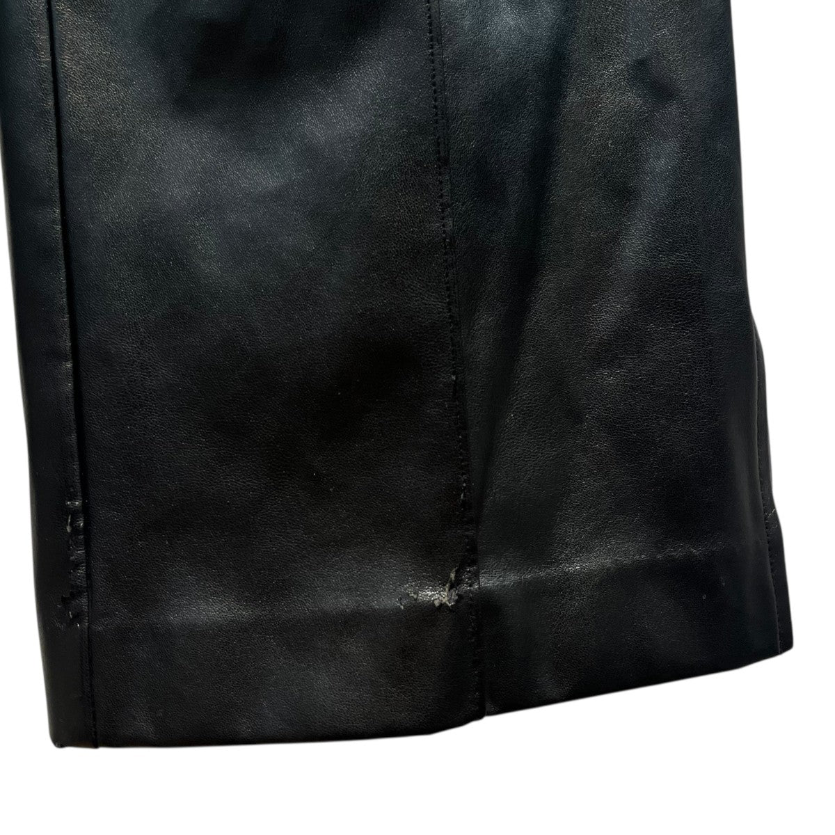 AMERI PIN TUCK SYNTHETIC LEATHER PANTSフェイクレザーパンツ01320870680 古着・中古-6枚目のアイテム画像