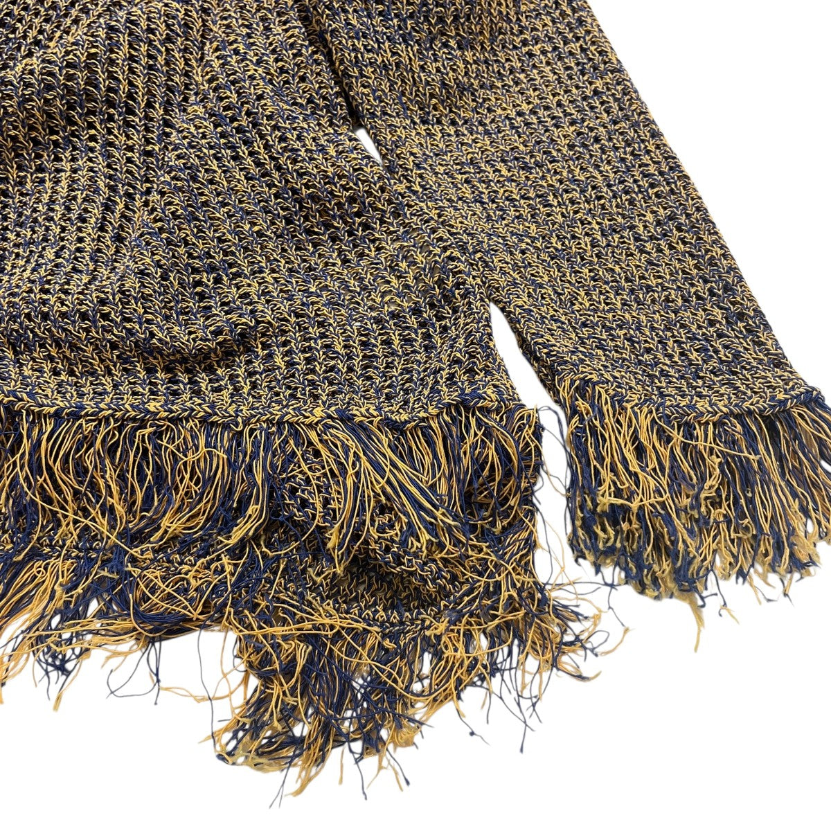 LACE OVERSIZE CREW NECK KNITフリンジニット24SKN007