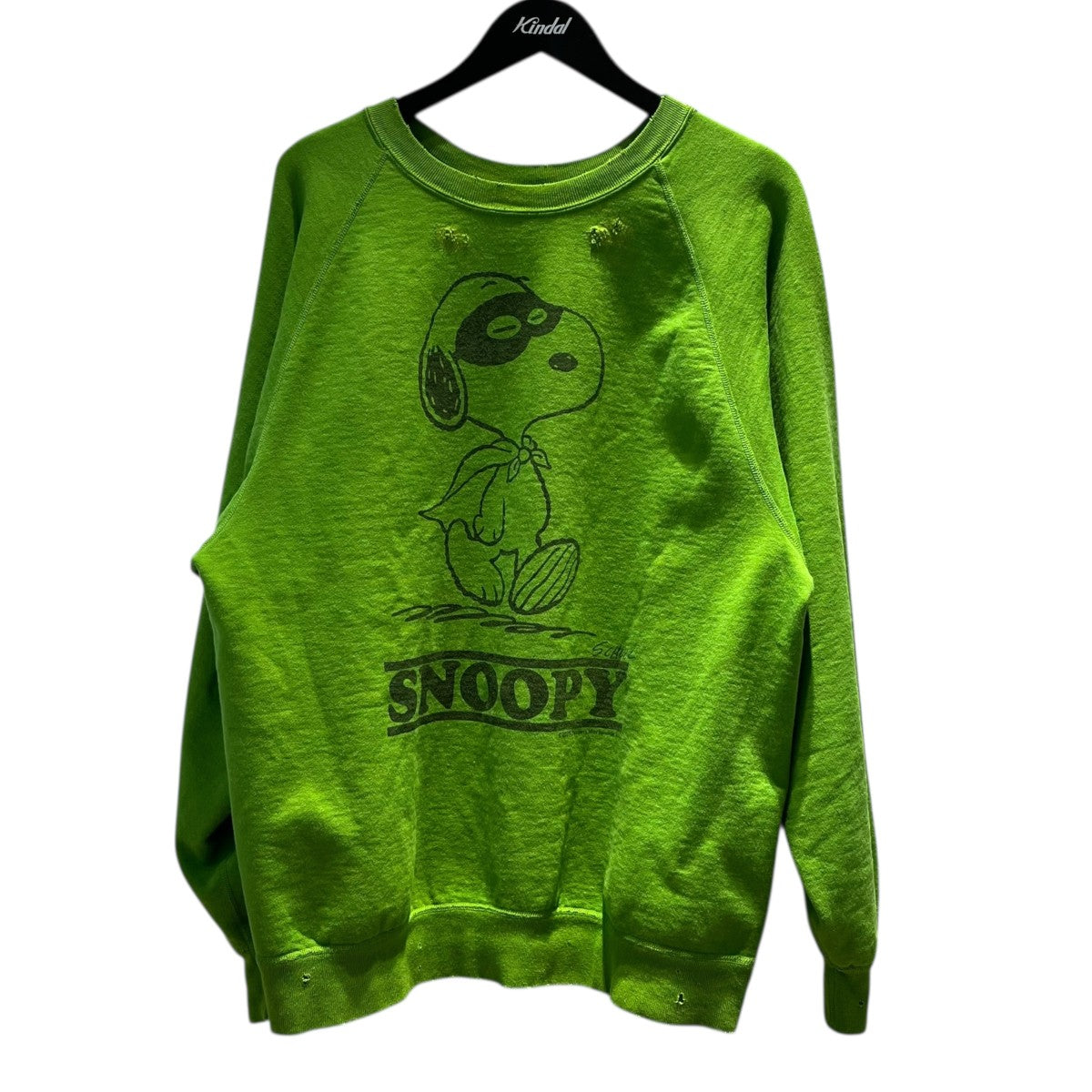 25AWSNOOPY CREW長袖スウェット