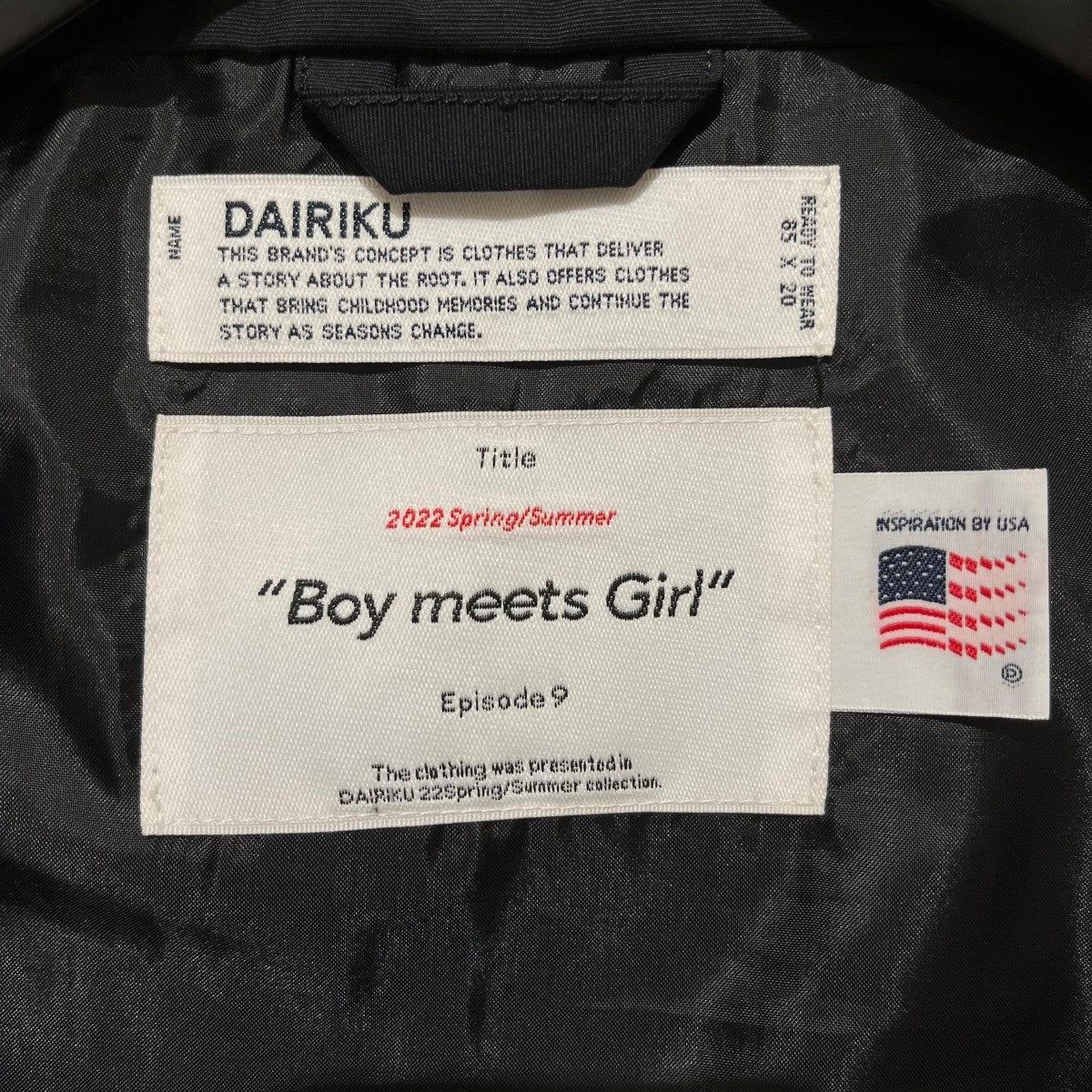 DAIRIKU(ダイリク) BMG Nylon Vest ベスト22SS V-3 22SS V-3 ブラック