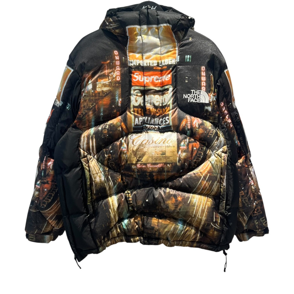 Supreme×THE NORTH FACE 22AW800-Fill Half Zip Hooded PulloverダウンジャケットND522051 古着・中古-1枚目のアイテム画像