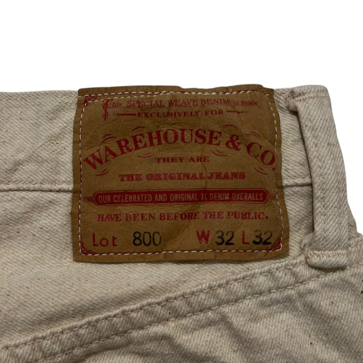 WAREHOUSE デニムパンツLOT800 古着・中古-5枚目のアイテム画像