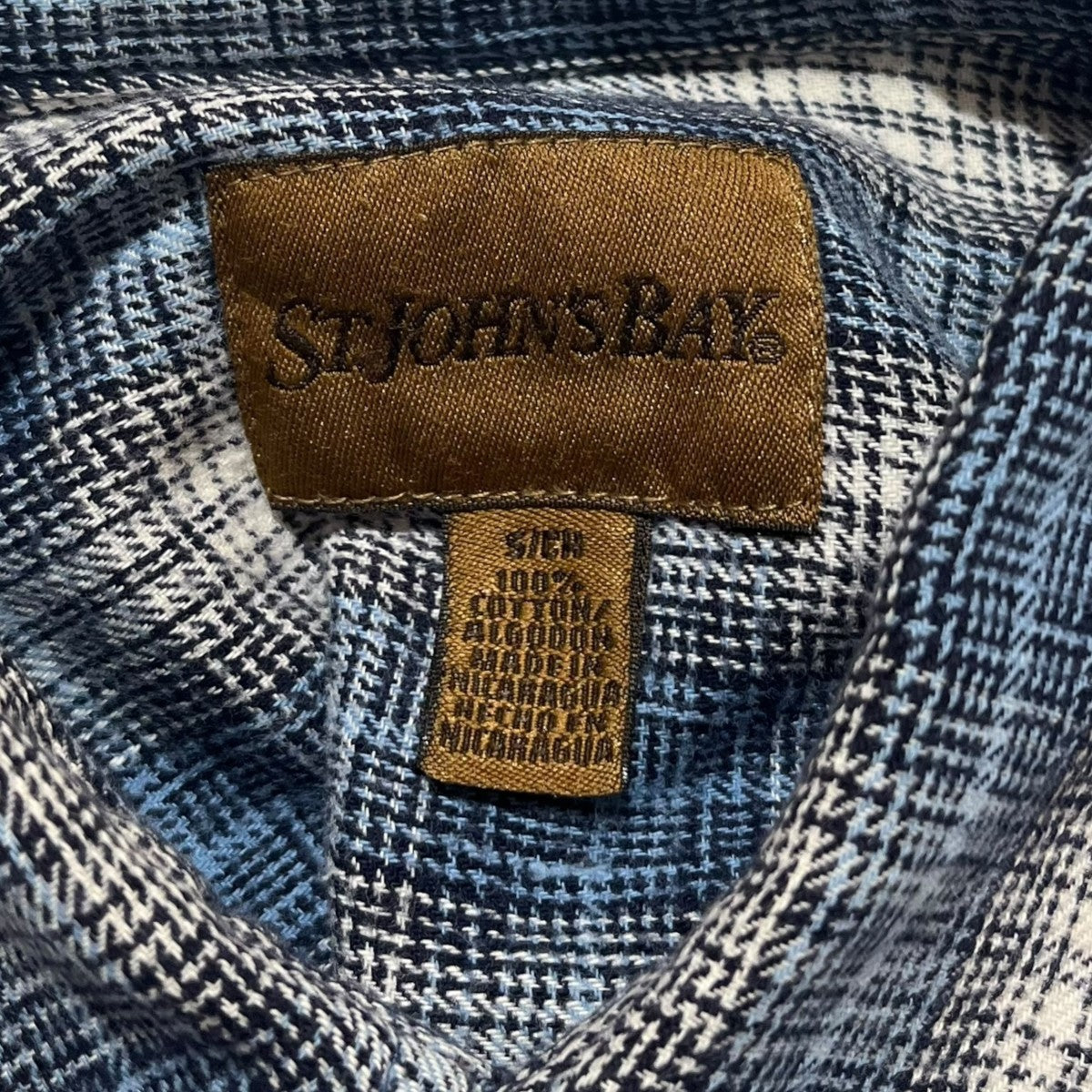 ST JOHN’S BAY チェック柄長袖シャツ 古着・中古-5枚目のアイテム画像