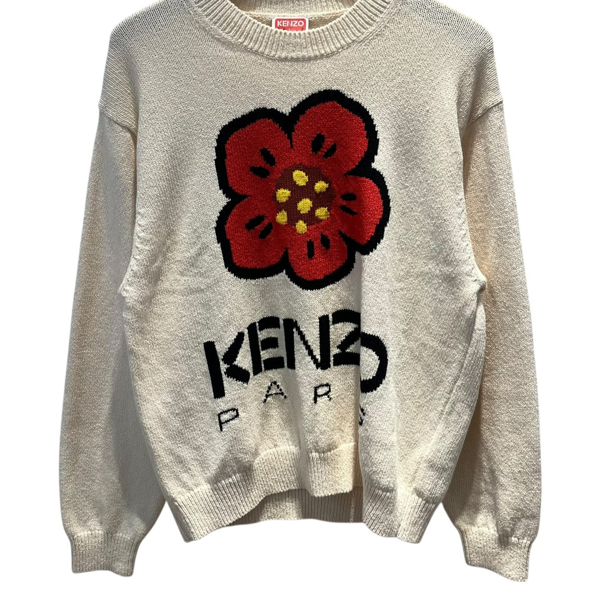 KENZO 24SSBOKE FLOWERセーターFD55PU3803LD 古着・中古-4枚目のアイテム画像