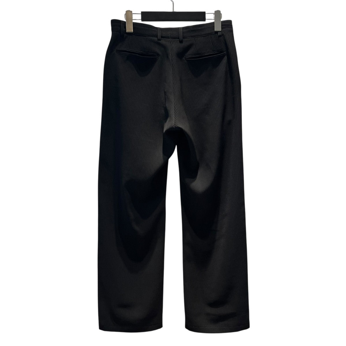 armani collezioni /ストライプ スラックス チャコール 42 ARMANI