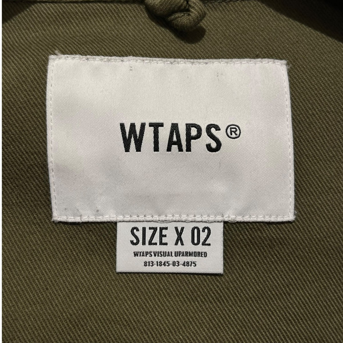 WTAPS 21AWLS COTTON．TWILLシャツシャツ212TQDT-SHM03 古着・中古-4枚目のアイテム画像