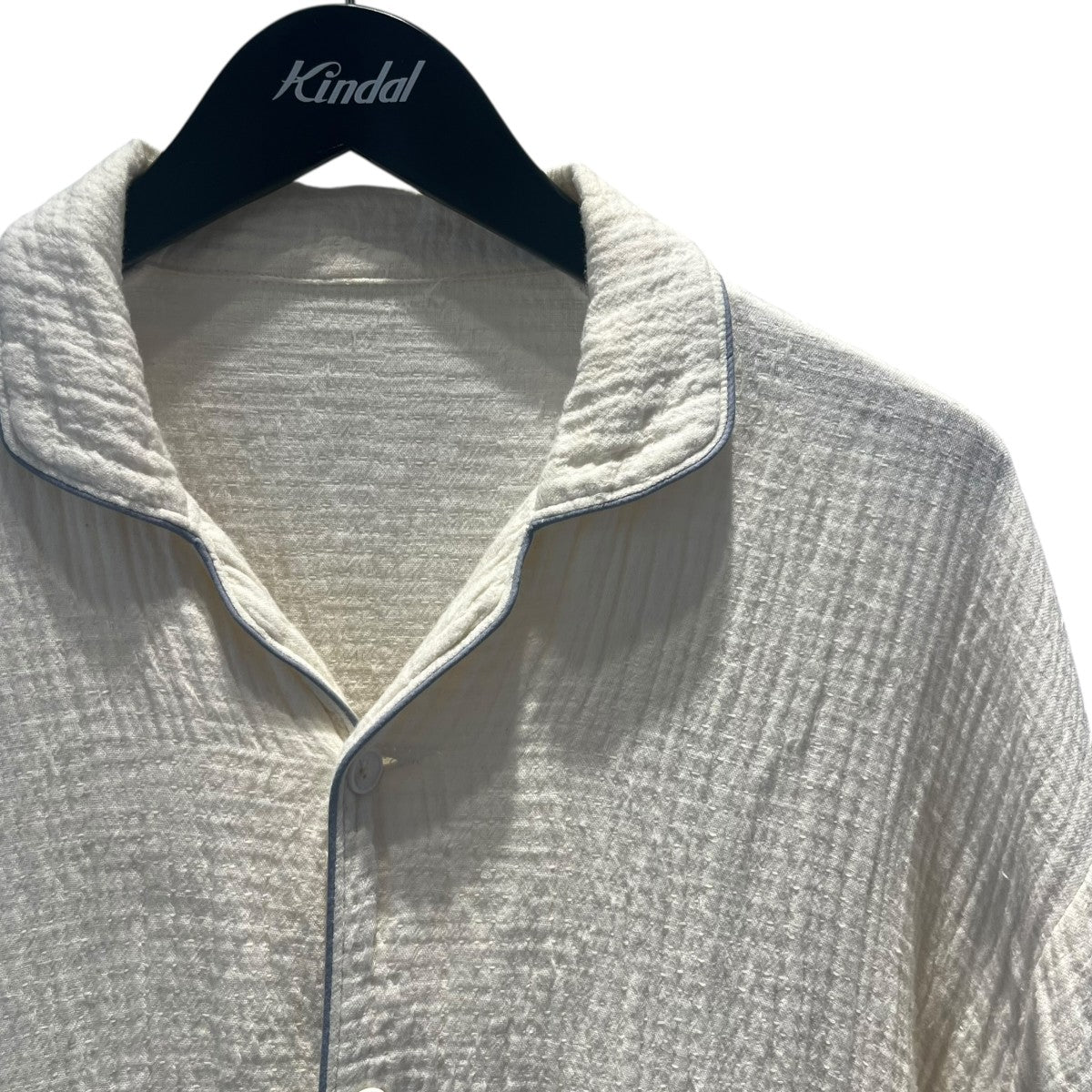 Porter Classic パジャマシャツ SASHIKO LINEN PREMIUM PAJAMA CARDIGAN 古着・中古-3枚目のアイテム画像