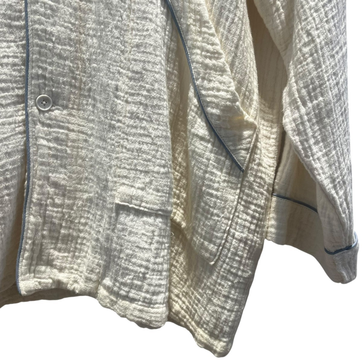 Porter Classic パジャマシャツ SASHIKO LINEN PREMIUM PAJAMA CARDIGAN 古着・中古-4枚目のアイテム画像
