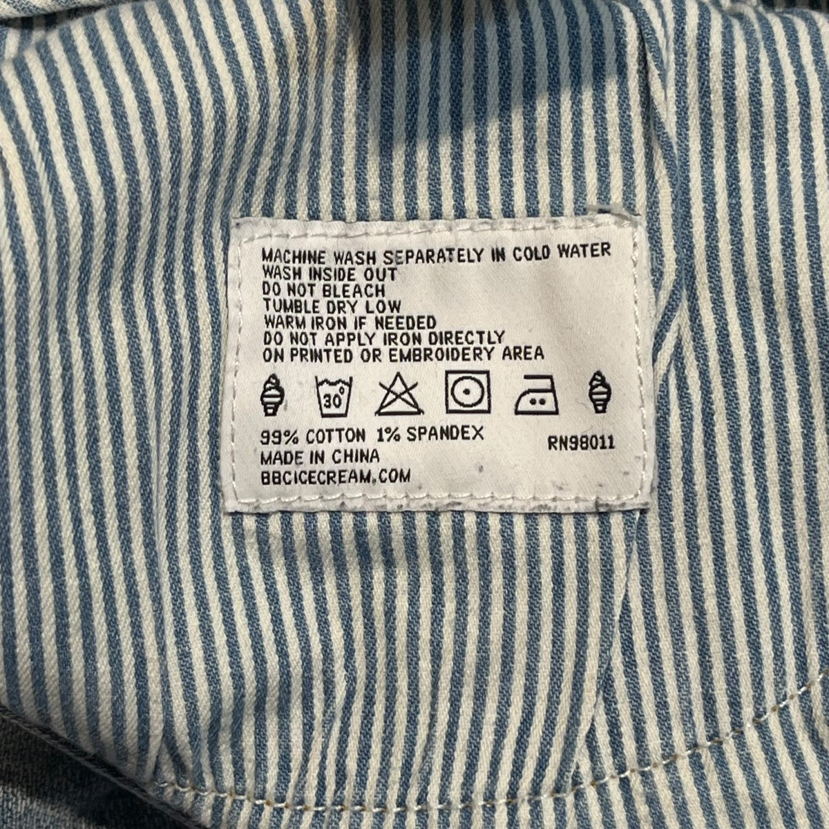 Ice Cream ダメージ デニムパンツ401-8100 古着・中古-6枚目のアイテム画像