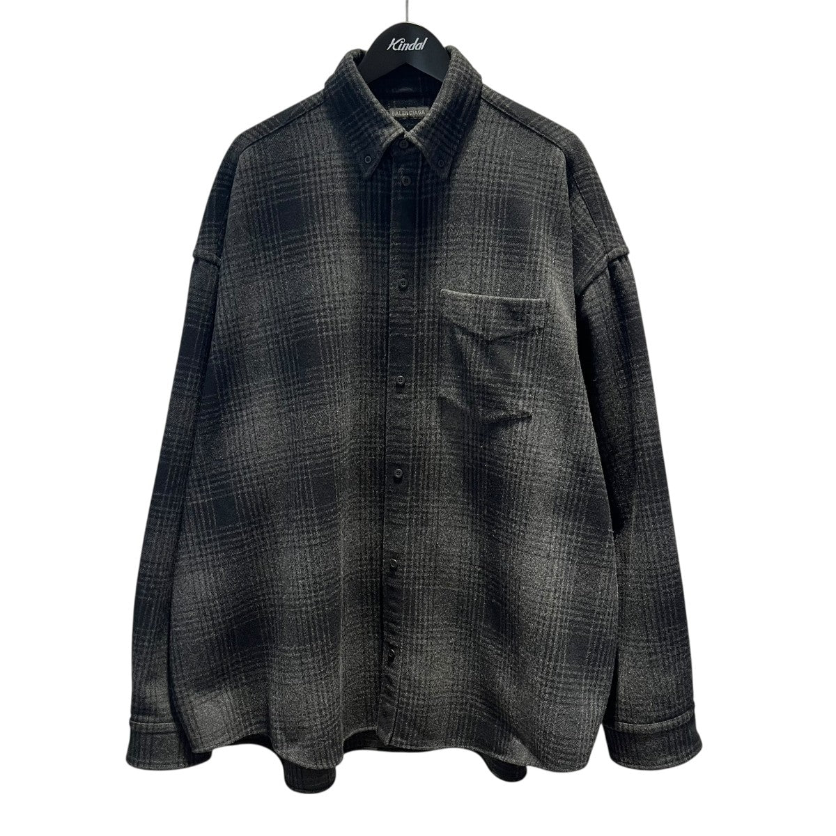 月末セール 17万 新品タグ付き 21春夏 バレンシアガ オーバーサイズシャツ BALENCIAGA(バレンシアガ) シャツジャケット 725377 TRU17 1262