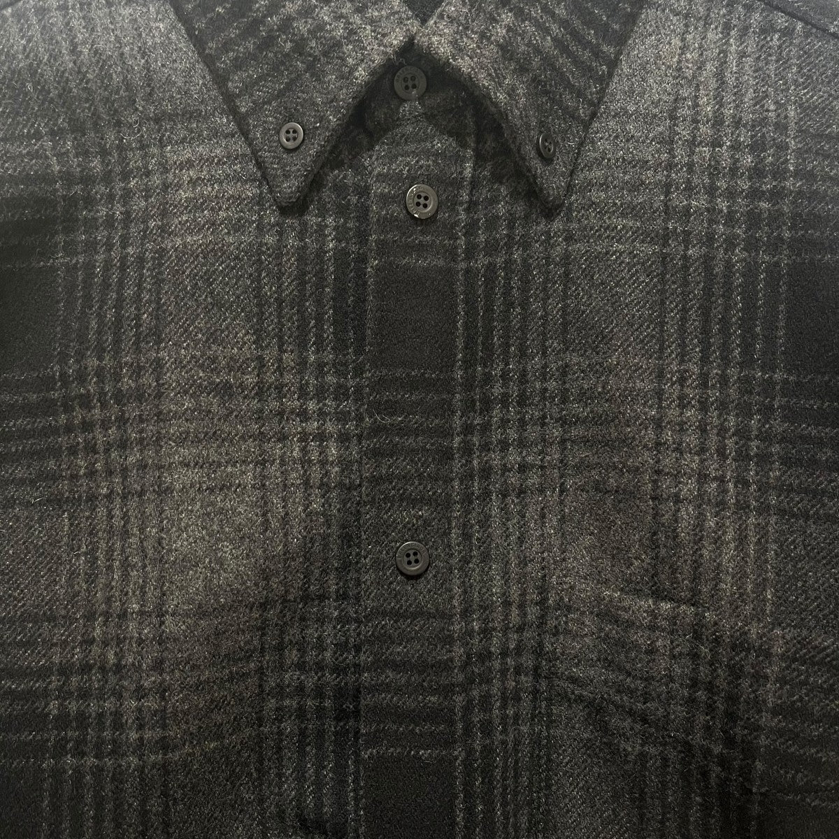 BALENCIAGA シャツジャケット 725377 TRU17 1262 Oversized Check Shirt 古着・中古-3枚目のアイテム画像