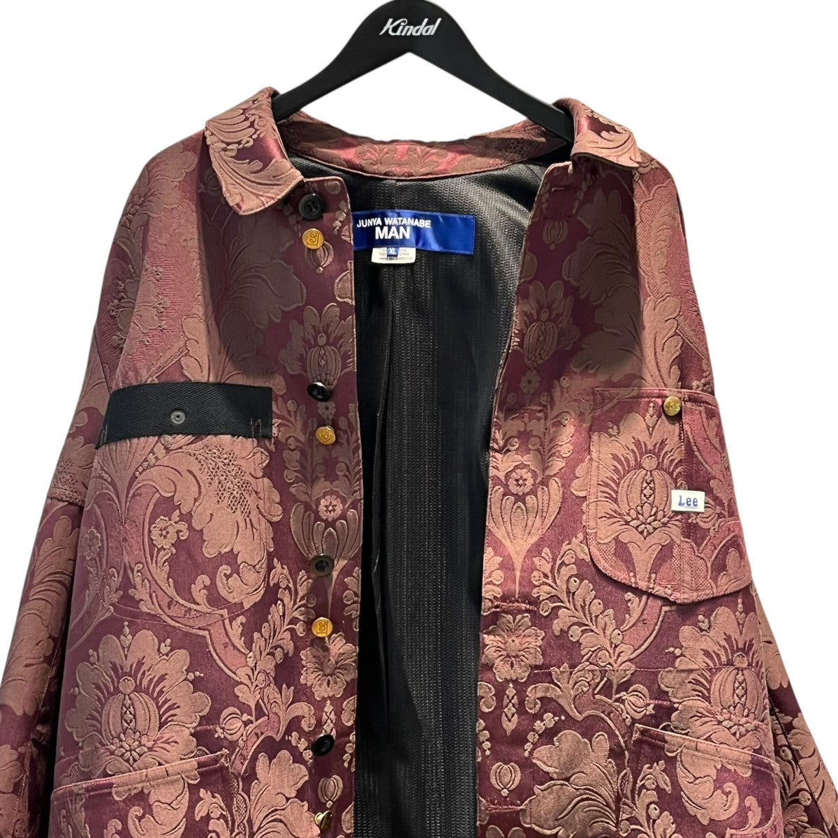 JUNYA WATANABE CdG MAN×LEE 26SS W-NAME JACQUARD COATワーク JUNYA WATANABE CdG MAN×LEE 26SS W-NAME JACQUARD COATワーク