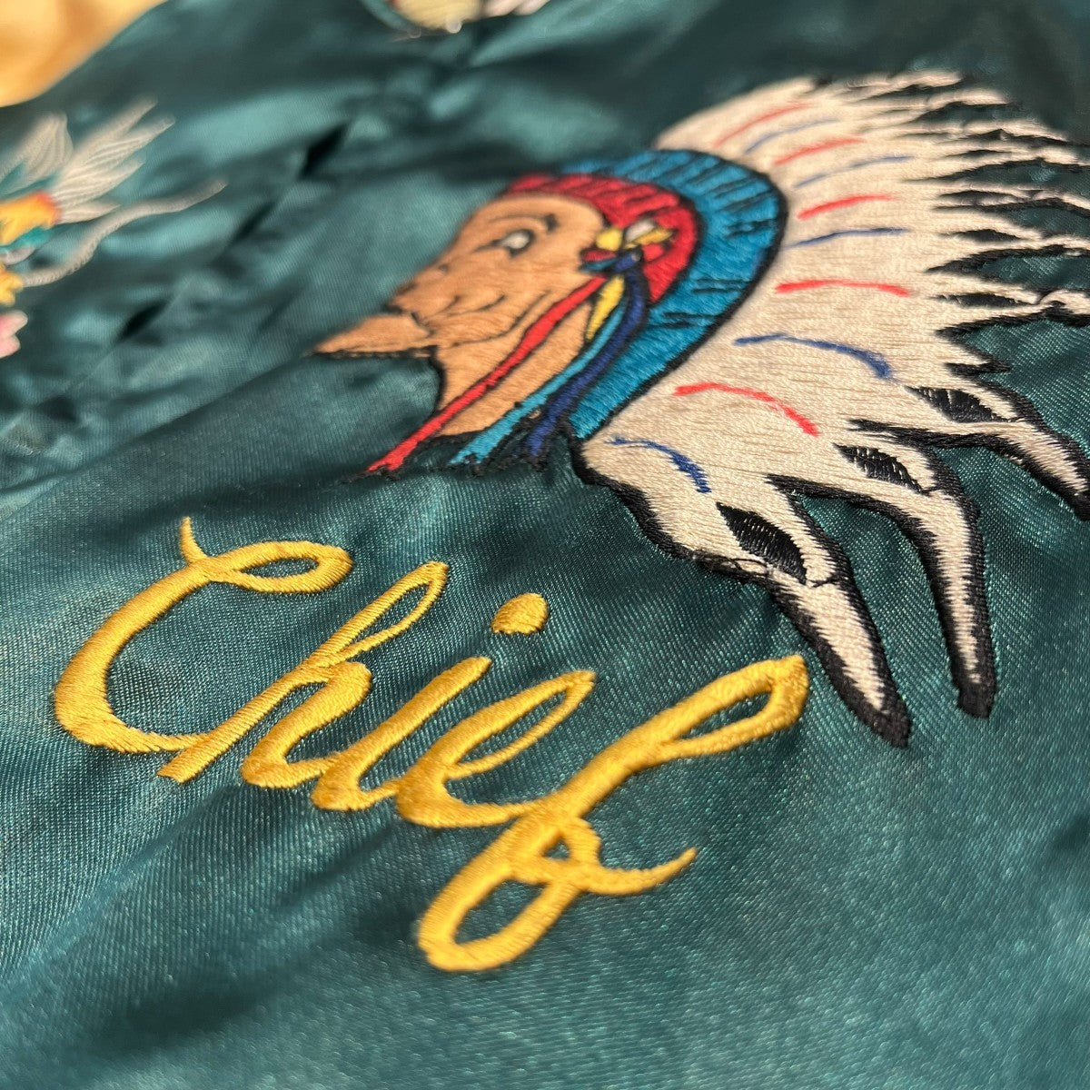 テーラー東洋 SOUVENIRJACKET 舞妓×CHIEF スカジャン M テーラー東洋(テーラートウヨウ) 舞妓×CHIEF SOUVENIR JACKET舞妓