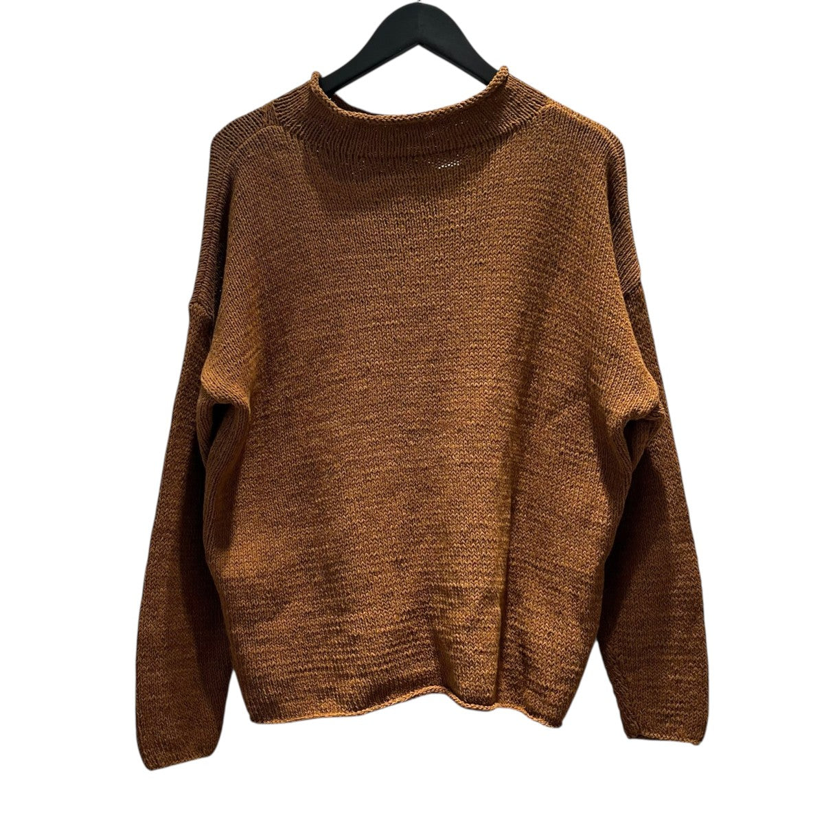 story mig セーターSSS25KNIT WRCOTBLF 25SS TWINSUN ROLLNECK 古着・中古-2枚目のアイテム画像