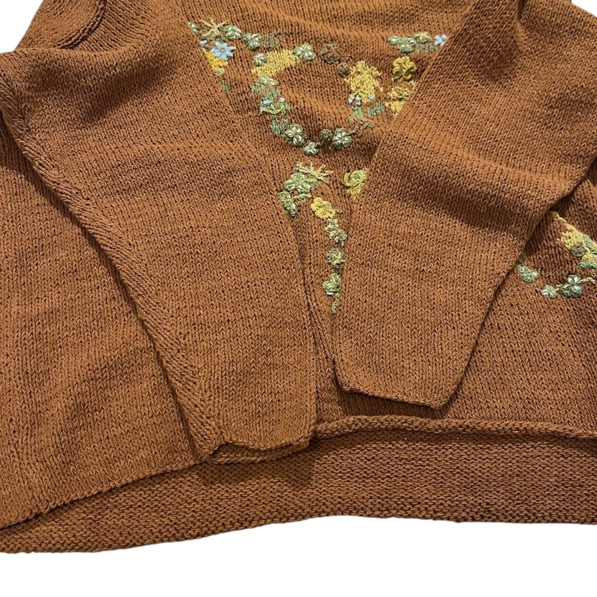 story mig セーターSSS25KNIT WRCOTBLF 25SS TWINSUN ROLLNECK 古着・中古-4枚目のアイテム画像