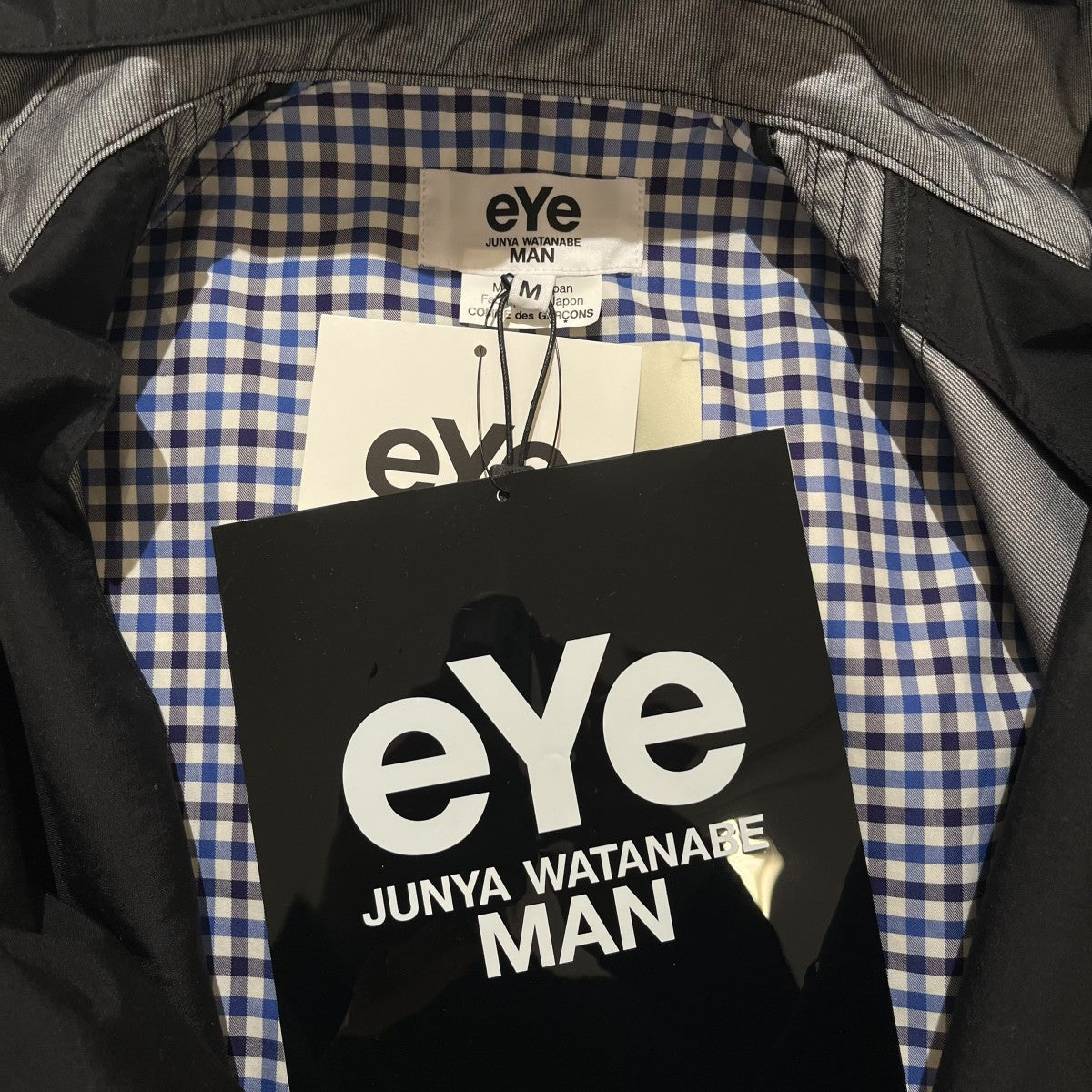 eYe COMME des GARCONS JUNYAWATANABE MAN マウンテンパーカー WQ-C903-100-1-3 25SS ナイロンタフタポリウレタンラミネート 古着・中古-7枚目のアイテム画像