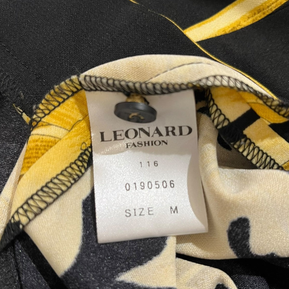 LEONARD 総柄ワンピース0190506 古着・中古-6枚目のアイテム画像