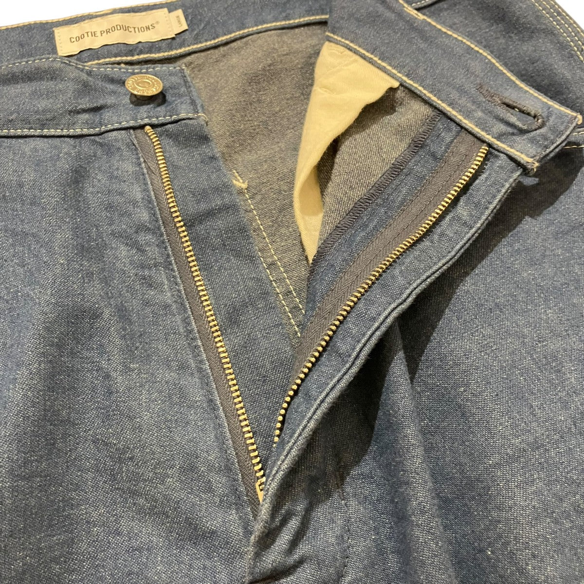 COOTIE PRODUCTIONS デニムワイドパンツ 古着・中古-3枚目のアイテム画像