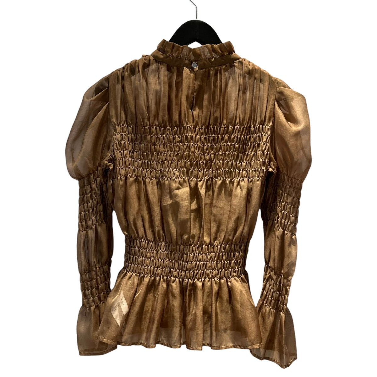AMERI SHEER VOLUME SHIRRING TOPフリルカットソー01220480080 古着・中古-2枚目のアイテム画像
