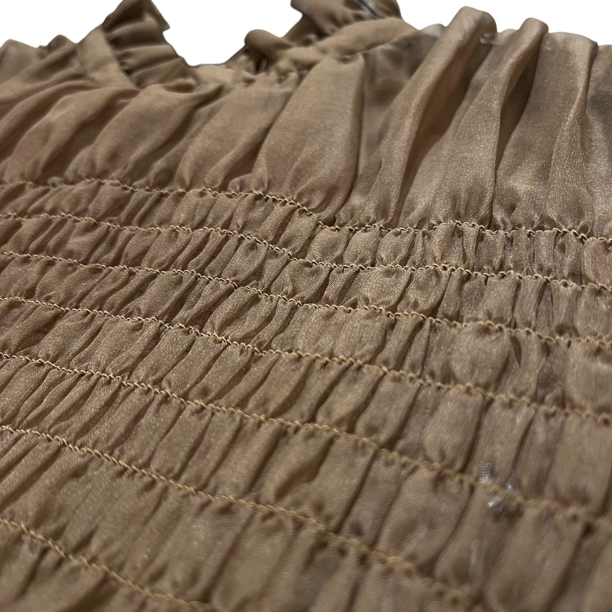 AMERI SHEER VOLUME SHIRRING TOPフリルカットソー01220480080 古着・中古-3枚目のアイテム画像