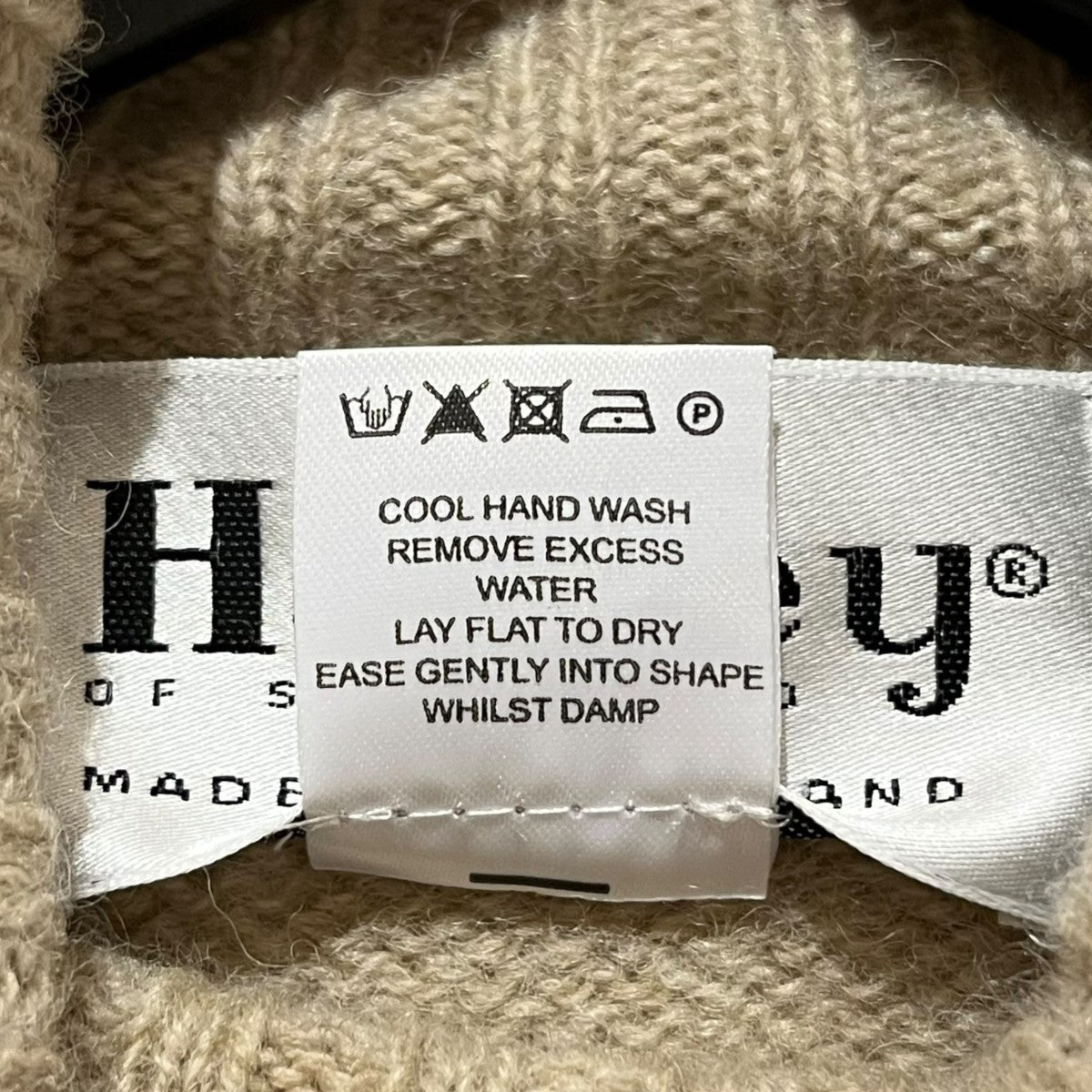 HARLEY OF SCOTLAND クルーネックニット 古着・中古-6枚目のアイテム画像